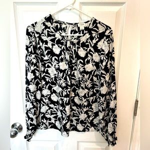 J. Crew floral top, size XS.